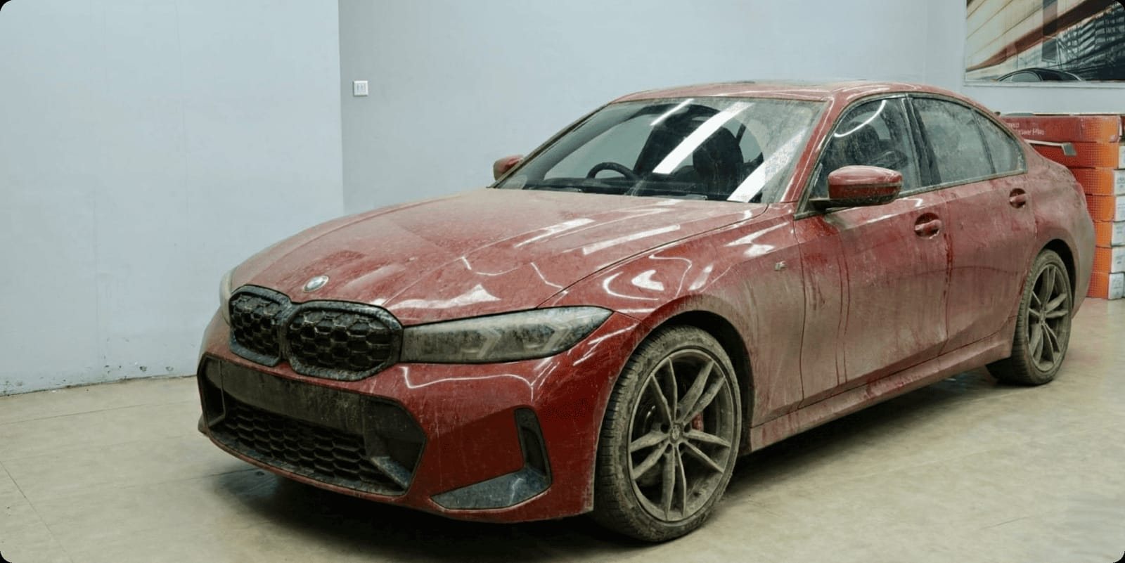 Before: the car as it came in